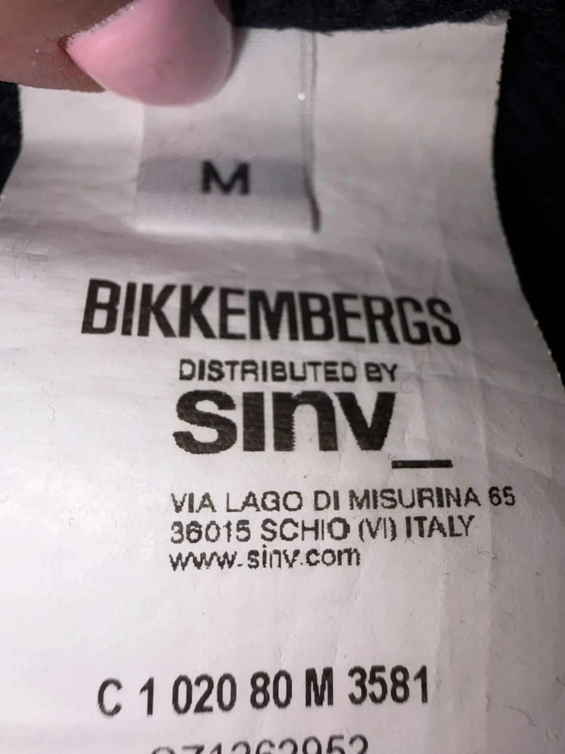 Conjunto hombre bikkembergs limpio no nuevo – photo 14